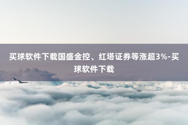 买球软件下载国盛金控、红塔证券等涨超3%-买球软件下载